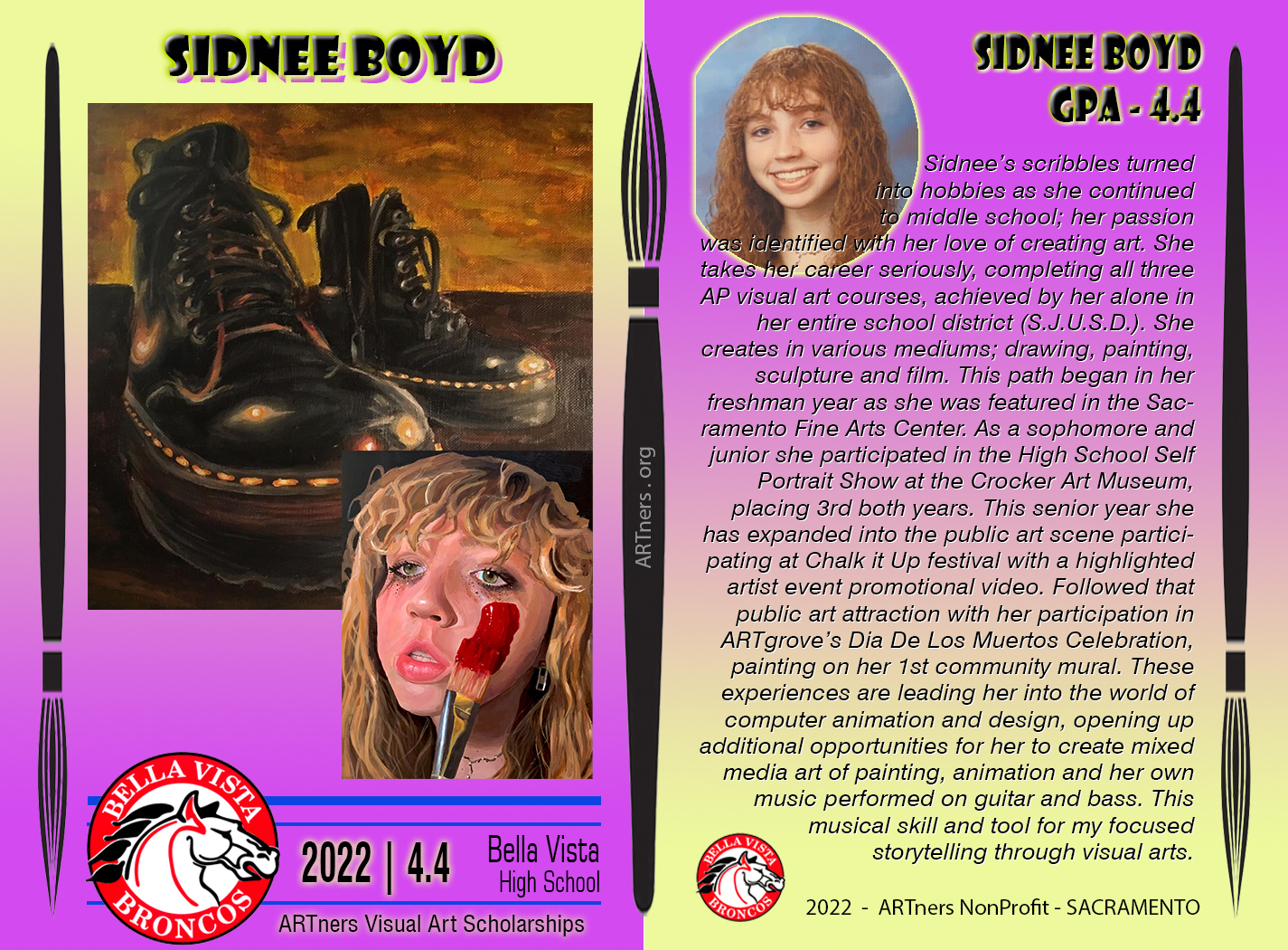 2022 Artist Card Sidnee Boyd